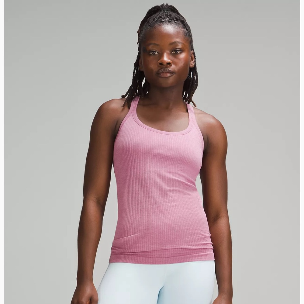 LULULEMON EBB TO STREET TANK SIZE 12 PINK